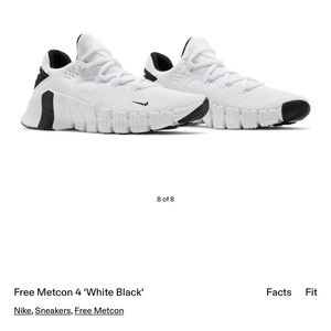 Men’s Nike Metcon Free 4 Size 12.
